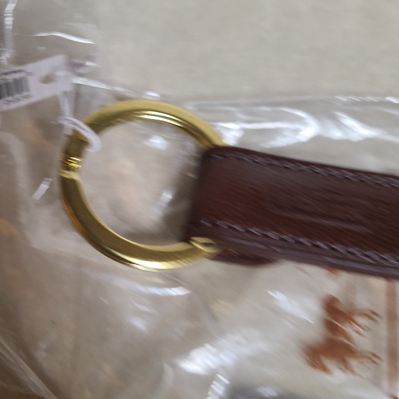 Vintage Coach Leather Clip-on Keychain - Picture 4 of 6